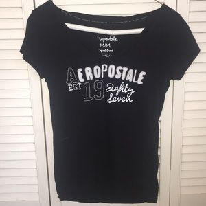 black aeropostale t-shirt
